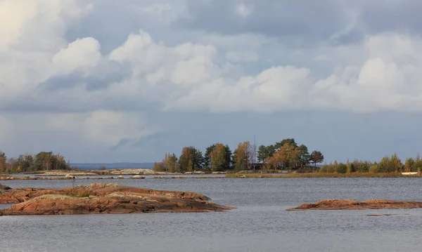 Scène Automne Lac Vanern — Photo