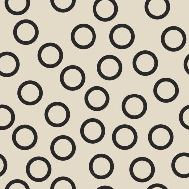 Memphis Dikişsiz desen daireler