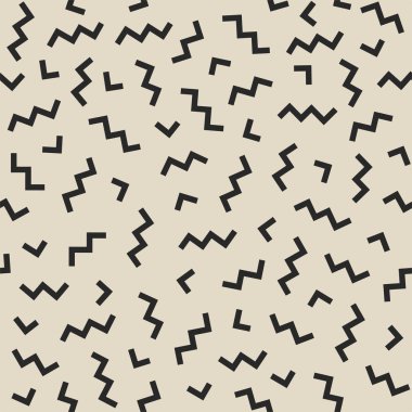 Memphis Dikişsiz desen zigzag