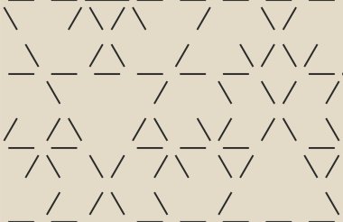 geometrik Dikişsiz desen altıgenler