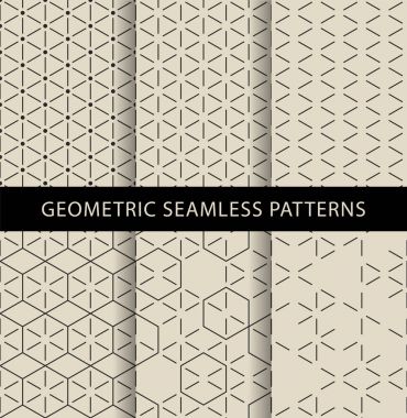 geometrik Dikişsiz desen altıgenler