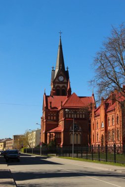Letonya, Jelgava 'da Bakire Meryem Katolik Katedrali. 