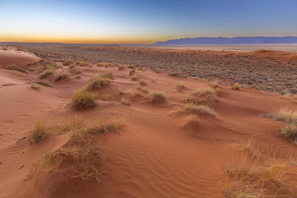 Sabbia rossa del Kalahari — Foto Stock