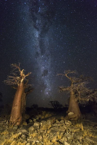 A Via Láctea na Ilha Kubu — Fotografia de Stock