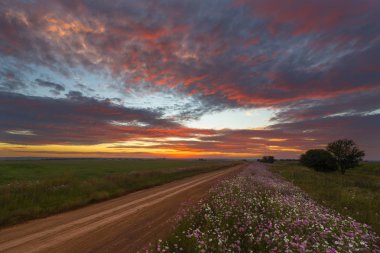 Evren ve günbatımı renkleri