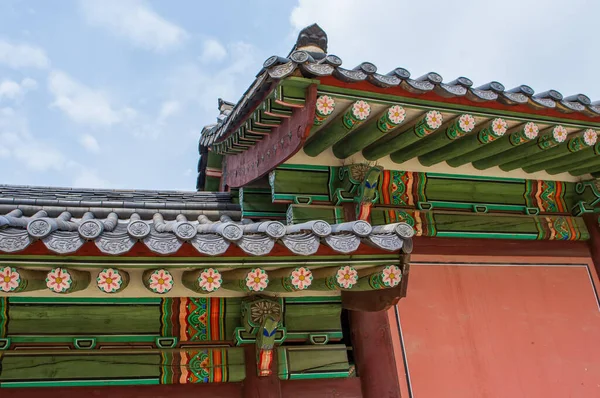 Buddhist temple in Seoul, South Korea - beautiful historic religious building with bright colors