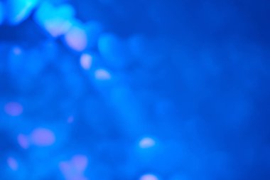 Çok renkli uzay bulanık üç boyutlu kalp şeklinde bokeh, neon sulu parlak renkler, sevgililer günü, tatil kartı, soyut arkaplan