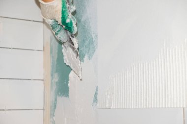 Döşeme ustasının süreci.