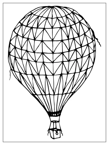 Vektor izolované vzduchový balón na bílém pozadí. — Stockový vektor
