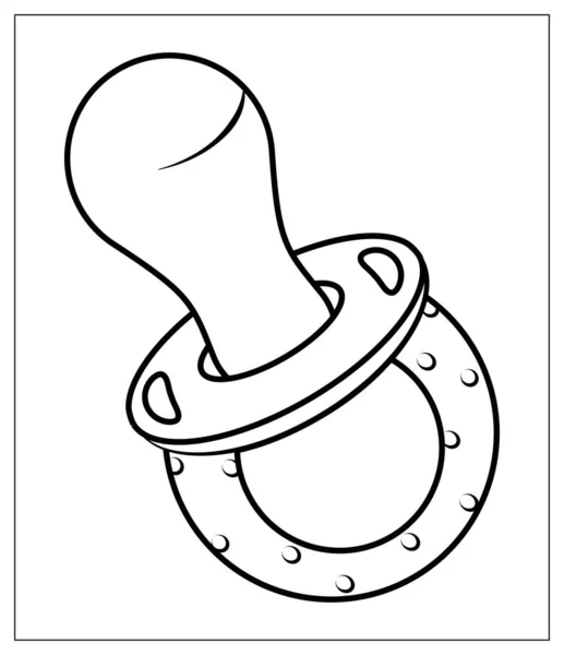 Vecteur mamelon plat icône. Pictogramme de contour du mamelon — Image vectorielle