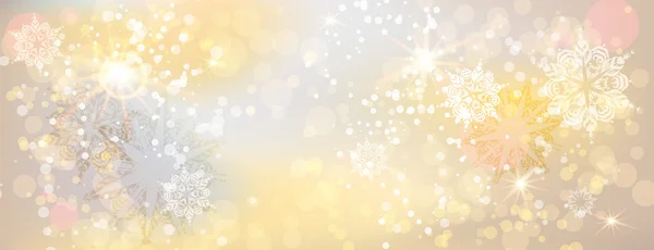 Holiday ljus banner — Stock vektor