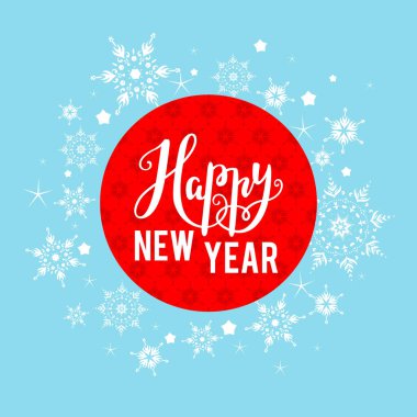 Tatil kartı yeni yıl