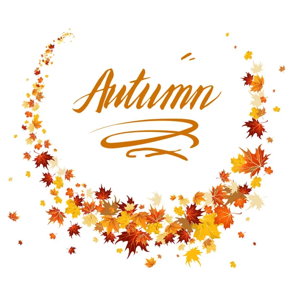 Beau design d'automne — Image vectorielle