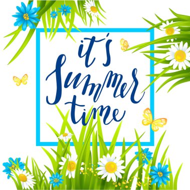 Yaz şablon tasarım afiş