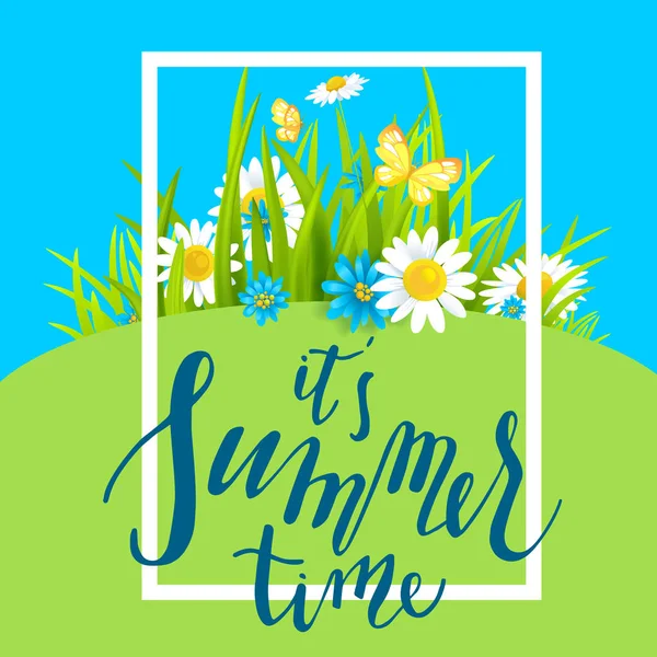 Yaz şablon tasarım afiş