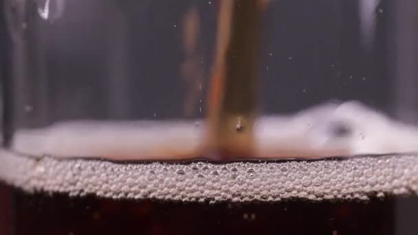 Gros plan sur la glace et le soda 