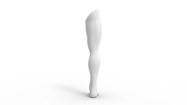 3D-återgivning av ett mänskligt ben isolerad i studio bakgrund — Stockfoto