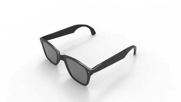 3D renderização de óculos de sol isolados em um fundo de estúdio branco — Fotografia de Stock