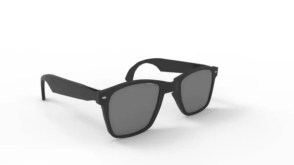 3d renderowanie okularów przeciwsłonecznych izolowanych w białym tle studio — Zdjęcie stockowe