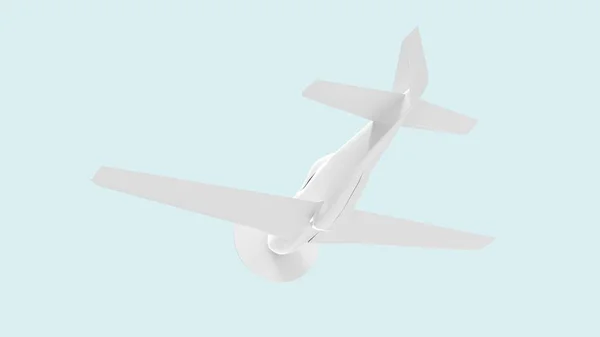 3d візуалізація світової війни два літаки ізольовані на студійному фоні — стокове фото