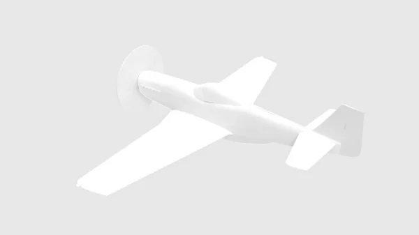 3d rendering of a world war two airplane isolated in a studio background — 스톡 사진