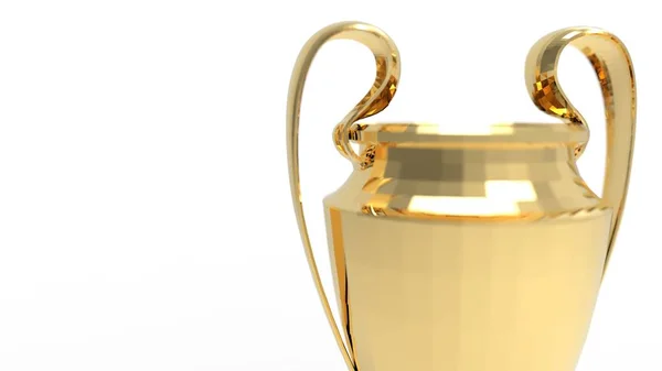 3d rendering of a championship trophy award isolated in studio — Stock Photo, Image