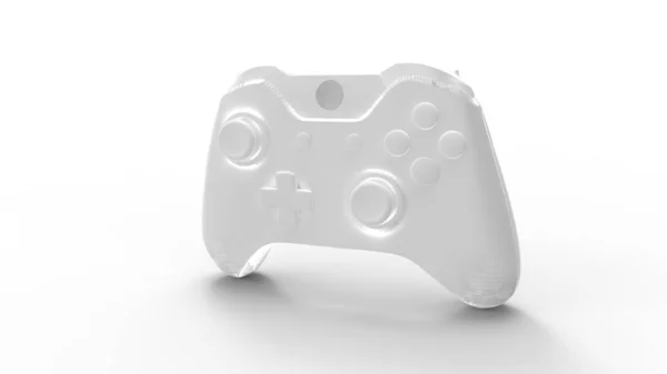 3d rendering of a gamepad isolated in white studio background — ストック写真