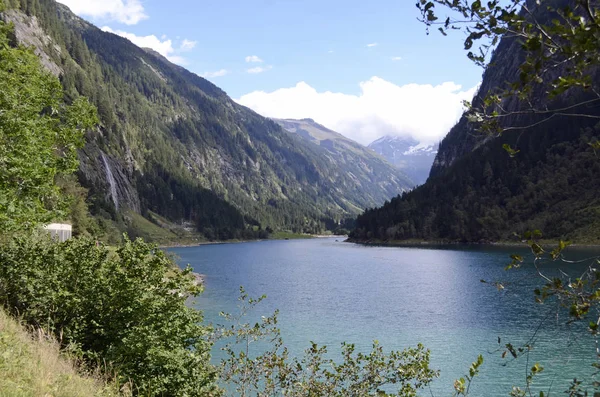 奥地利欧罗普湖的自然景观山水秀丽 — 图库照片