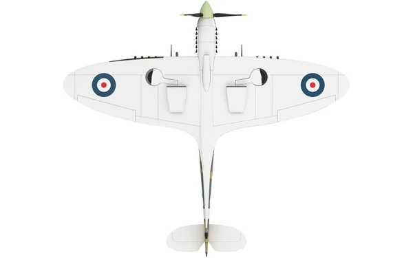 3d rendering of a world war 2 airplane isolated on white background — Stock Photo, Image