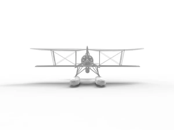 3D rendering of a water plane isolated in empty white space. — Stock Photo, Image