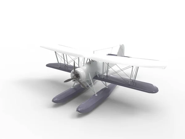 3D rendering of a water plane isolated in empty white space. — Stock Photo, Image