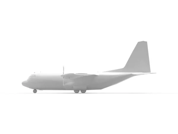 3D rendering of a propellor transport vehicle isolated on white empty space — Stock Photo, Image