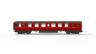Tren vagonunun 3 boyutlu görüntüsü izole edildi.