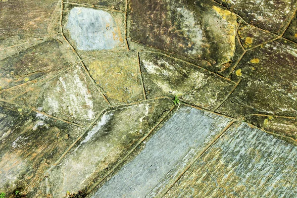 Padrões grungy Gld coloridos e texturas na pavimentação de Slasto — Fotografia de Stock