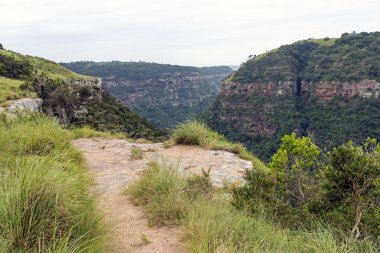  Durban Güney Afrika'da Kloof Gorge bakan görünümü Site