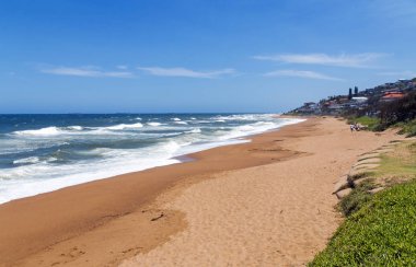 Umdloti Beach Durban Güney Afrika kıyı manzara