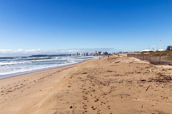 Paisagem costeira contra o céu azul em Durban África do Sul — Fotografia de Stock