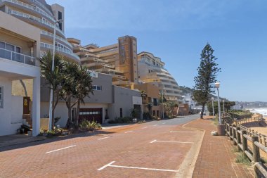 Asfalt Beachfront yol Umdloti Güney Afrika