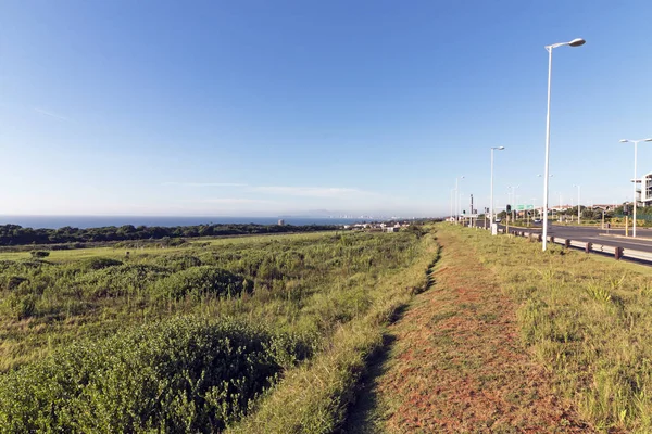 Pobřežní krajina pobřežní pohled od Mhlanga hřeben Jižní Afrika — Stock fotografie