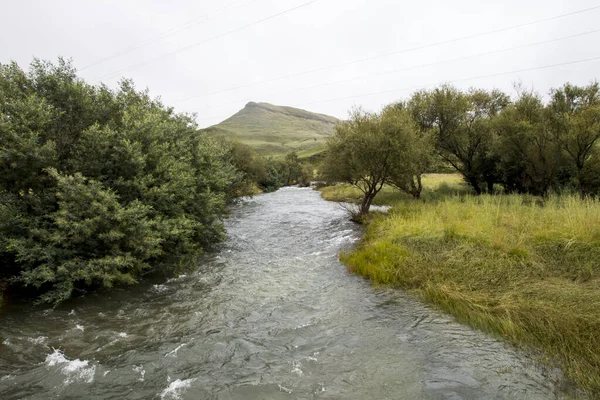 Stream Becomes Fast Flowing River Heavy Rains — Stock Photo, Image