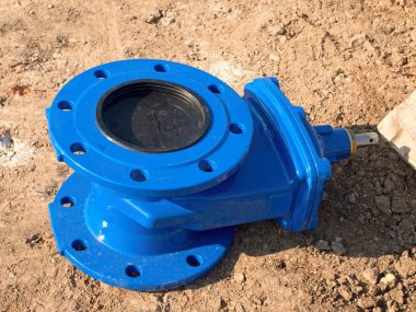 Bağlantı parçaları, içecek su sistemi için 150mm gate valfleri detayını. Boru tamiri