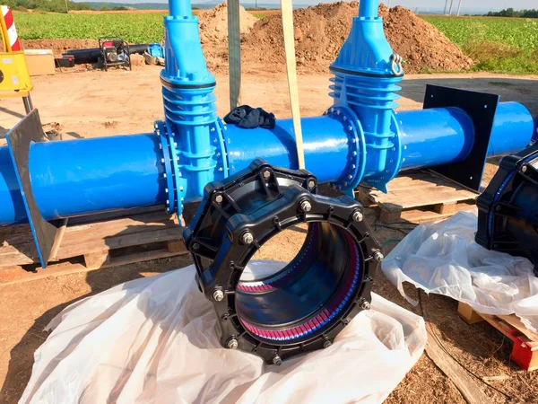 500 mm agua potable válvula de compuerta atornillada — Foto de Stock