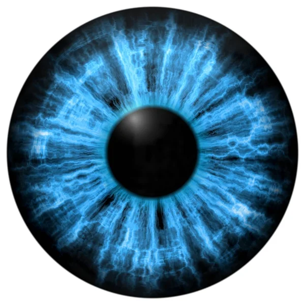 Ilustración del ojo azul humano, reflejo de la luz . —  Fotos de Stock