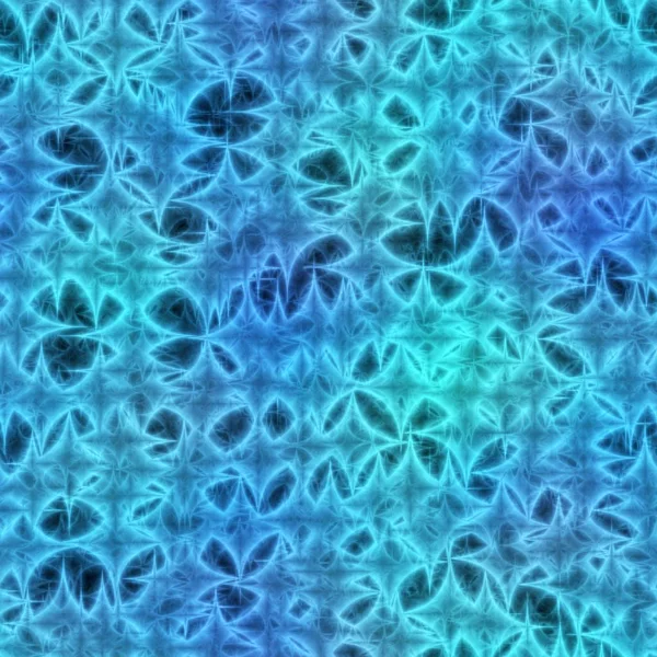 Светло-голубой радужной оболочки сияющие неоновые шипы украшения на заднем плане . — стоковое фото
