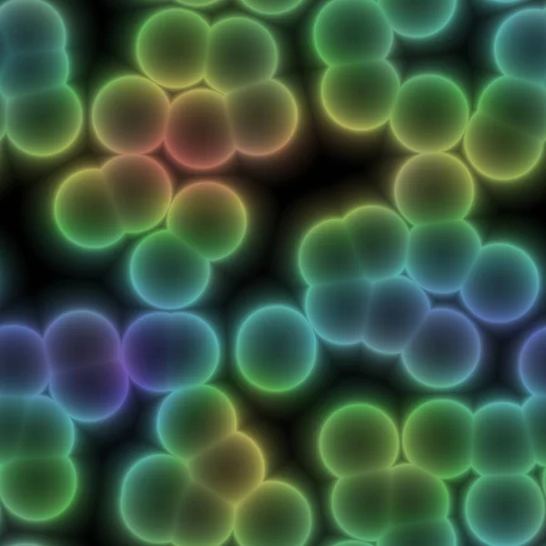 Multiplicando bactérias verdes amarelas tóxicas em água venenosa — Fotografia de Stock