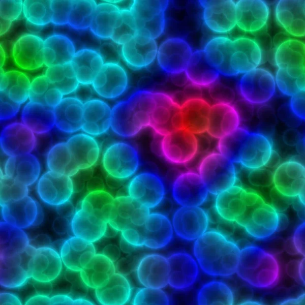 Kirli su toksik kırmızı ve parlak mavi bakterilerin çoğalarak