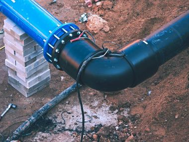HDPE Boru kaynak yeraltı, şehir taşınabilir su sistemi