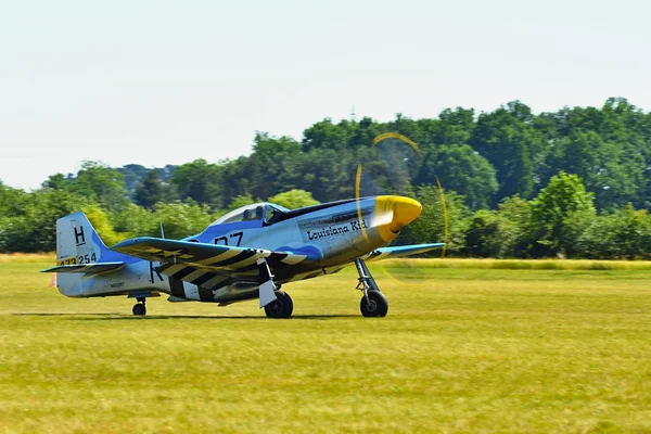 Memorial Airshow. WW Ii P51 Mustang Randolph — Stockfoto
