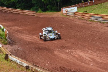 1-2 Temmuz 2017, Autocross Nova Paka, FIA Avrupa Şampiyonası, Çek Cumhuriyeti'nde. Adamcağız araba ve süper arabası.