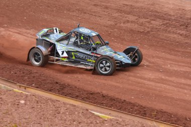 1-2 Temmuz 2017, Autocross Nova Paka, FIA Avrupa Şampiyonası, Çek Cumhuriyeti'nde. Adamcağız araba ve süper arabası.